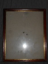 Cadre moulure bois et liseret