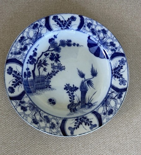 Antique creil montereau blue - antique,