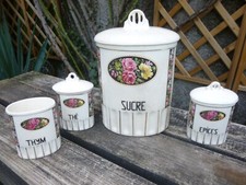 Série 4 anciens Pots à