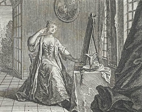 Femme toilette miroir - femme,