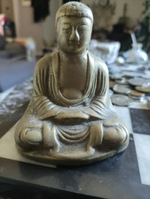 Bouddha en bronze vintage  hauteur 9.5 cm poids 348g  statuette figurine