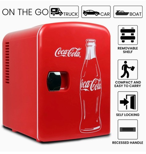 Coca cola mini refrigerator - coca,