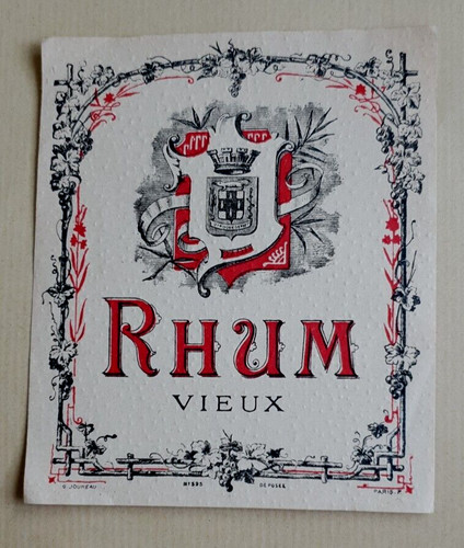 Etiquette rhum vieux - etiquette,