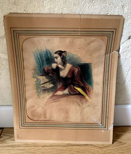 Lithographie estampe de - estampe,
