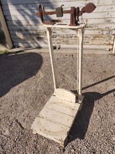 Ancienne balance B. TRAYVOU fermière à grains bascule Mulatière