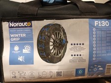 2 Chaînes neige composite frontales NORAUTO WINTER GRIP F130