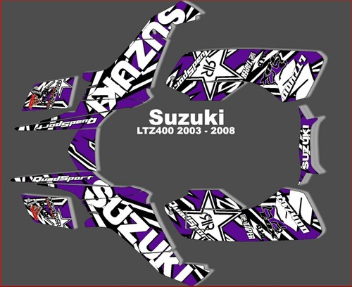 Suzuki ltz 400 wrap graphics - ltz,