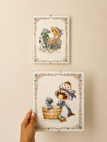Paire illustrations - paire, d’illustrations