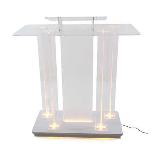 Assembled lighted led podium - lighted,
