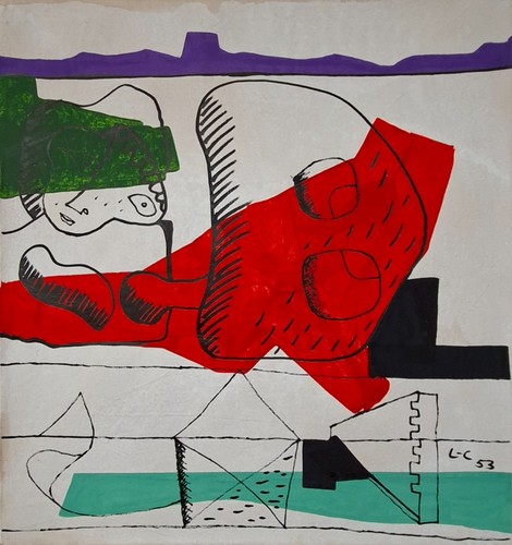 Tableau huile sur - , toile