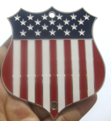 Badge calandre drapeau - badge,