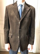 *** VESTE HOMME EN VELOURS CÔTELÉ MARRON STANBRIDGE T. 52/54 TRES BON ETAT ***