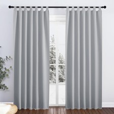 Rideaux de Fenêtre - Rideau Occultant Double Thermiques à Pattes Draperie de ...