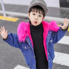 Mignon Fille Manteau Col