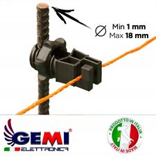 Isolateur Pour Piquets En Fer Ø 1 - 18mm Clôture Électrique Clôture Électrifiée