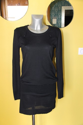 Robe pull noire mod - robe,