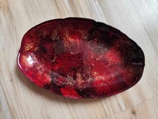 Vide poche "Laque Line" rouge