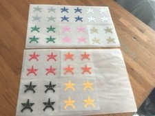 Étoile PSG champions d'Europe 2025patch flocage (Repro)- 4 PIECES -2.5 X 2.3 CM