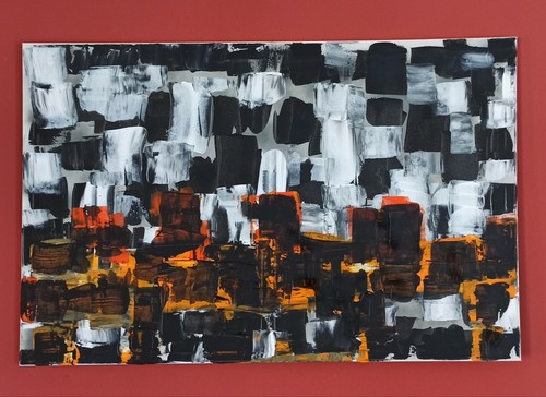 Tableau peinture abstraite