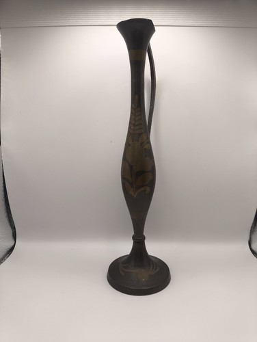 Vase soliflore vintage métal