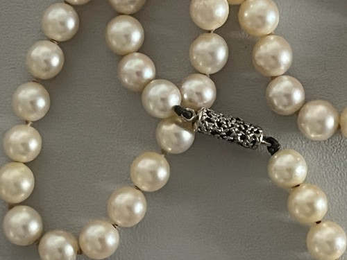 7329 collier perles akoya - 7329-,