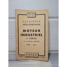 Renault Mot. Industriel 614E Essence - PR518 1951 - Catalogue pieces detachees 