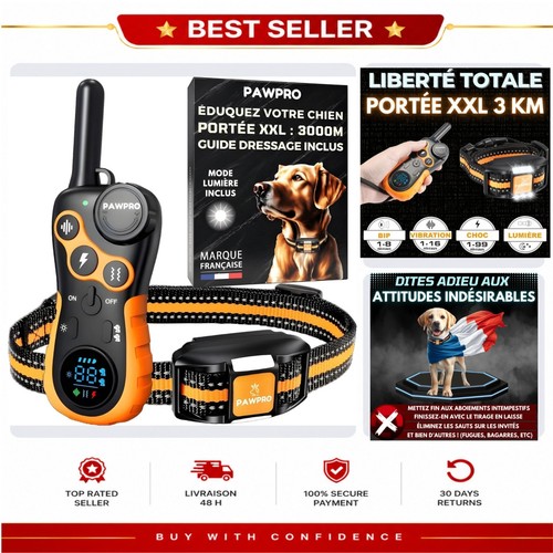 Collier dressage pawpro - collier,