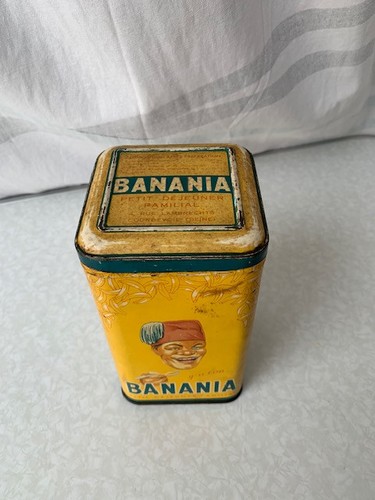 Boite publicitaire banania - boite,