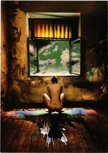 Cpm nude woman art - woman, up