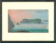 école napolitaine gouache - École,