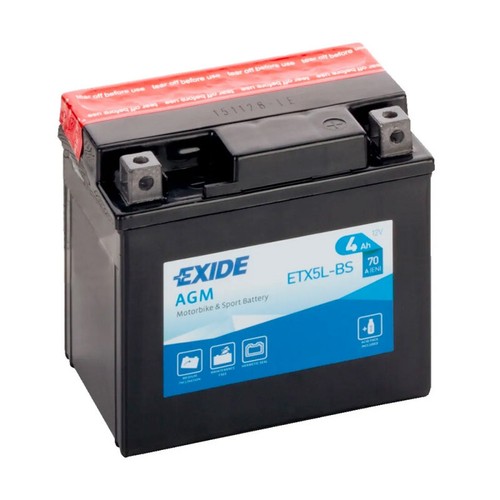 Batterie moto exide etx5l - exide, etx5l-bs