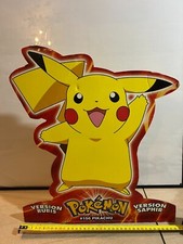 PIKACHU - Pokemon Rubis Saphir  Display Nintendo Gameboy Store promo PLV Standee