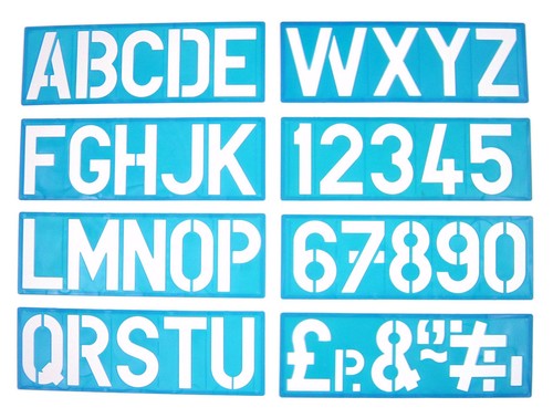 100mm alphabet pochoir - 100mm,