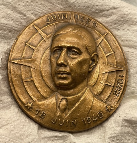 Medaille gaulle quarantaine - de,