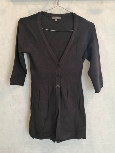 Gilet long marron viscose - , /