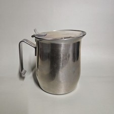 POT A LAIT / PICHET ILSA EN ACIER INOXYDABLE 18/10 / MADE IN ITALY 