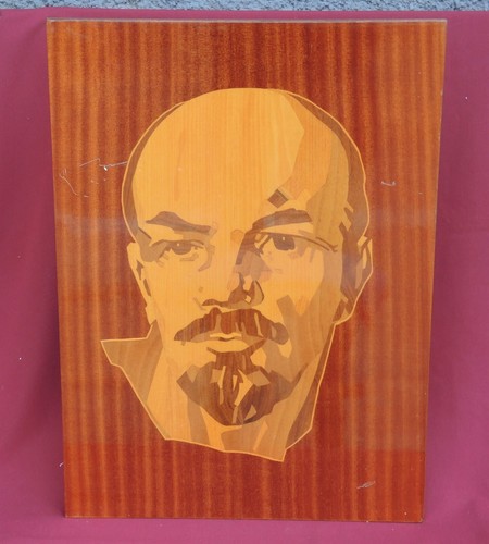 Lénine buste marqueterie - lénine,