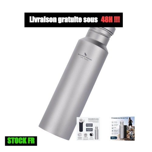 Bouteille eau titane - 750, ml