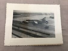 Ancienne Photo Aviation Avion Caravelle Aéroport Marignane 1963 Air France