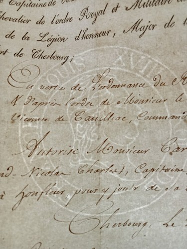 Filigrane louis xviii vive - filigrane,