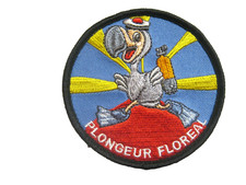 ECUSSON MARINE NATIONALE FREGATE FLOREAL PLONGEUR  SUR SCRATCH 80MM