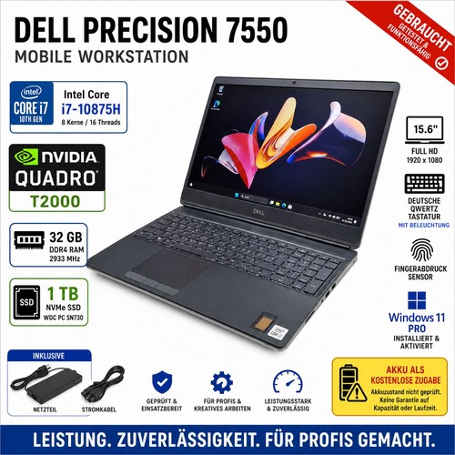 Dell precision 7550 laptop - precision,