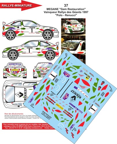 Decals ref 0037 renault - decals,