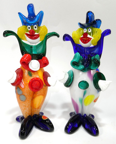 Figurine clown murano - figurine,
