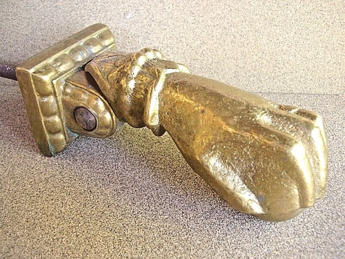 Heurtoir porte bronze - heurtoir,