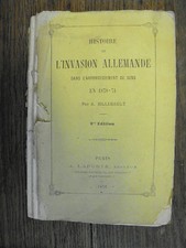 Histoire de l'invasion allemande dans l'arrondissement de Sens en 1870-71 