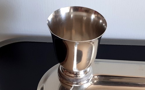 Orfèvre christofle timbale - orfèvre,