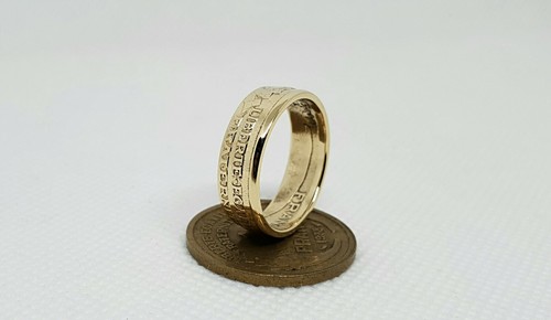 Bague pièce monnaie 1 - bague,