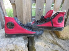 CONVERSE ALL-STAR MADE IN USA VINTAGE ROUGE NOIR COLLECTOR 7,5 7 1/2 41