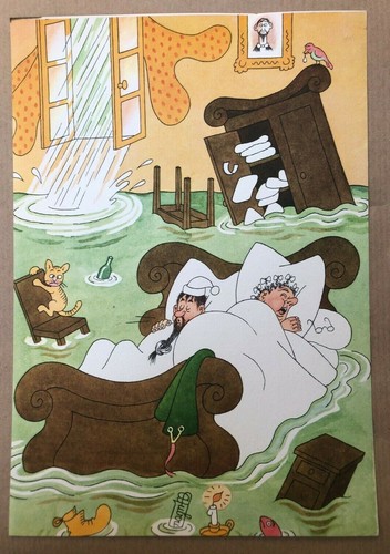 Albert dubout flood original - albert,